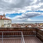 Apartmán Alfama Terrace 360º - Private Terrace With Exceptional River View With A/c! Lisboa