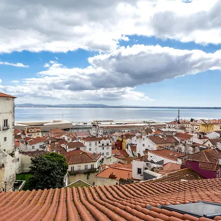 Alfama Terrace 360º - Private Terrace With Exceptional River View With A/c! Appartamento